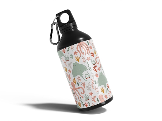 Coral Companions Salt Water Water Bottle DIY Stickers