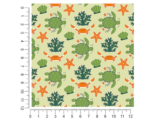 Casual Terrapins Fresh Water 1ft x 1ft Craft Sheets