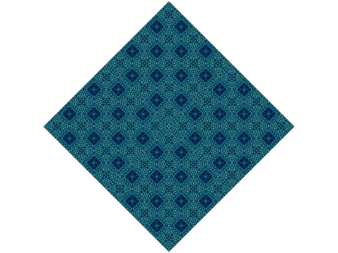 Rcraft™ Blue Mosaic Craft Vinyl - Cerulean Squares