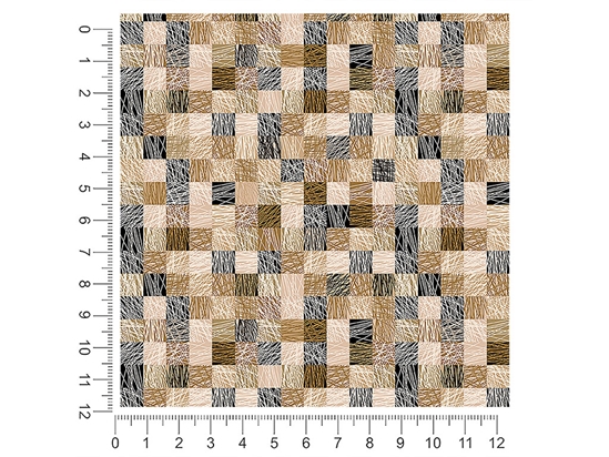 Tawny Strings Mosaic 1ft x 1ft Craft Sheets