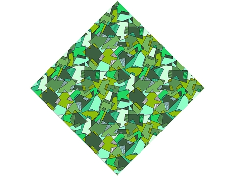 Rcraft™ Green Mosaic Craft Vinyl - Castleton Cubes