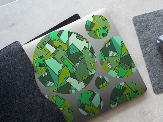 Castleton Cubes Mosaic DIY Laptop Stickers