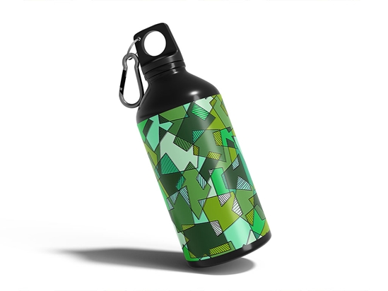 Castleton Cubes Mosaic Water Bottle DIY Stickers