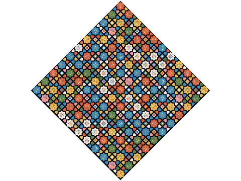 Rcraft™ Multicolored Mosaic Craft Vinyl - Babushka Rose
