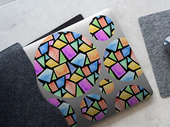 Geometric Menagerie Mosaic DIY Laptop Stickers