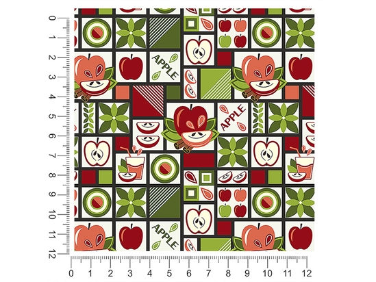 Apple A Day Mosaic 1ft x 1ft Craft Sheets