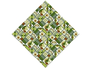 Avocado Toast Mosaic Vinyl Wrap Pattern