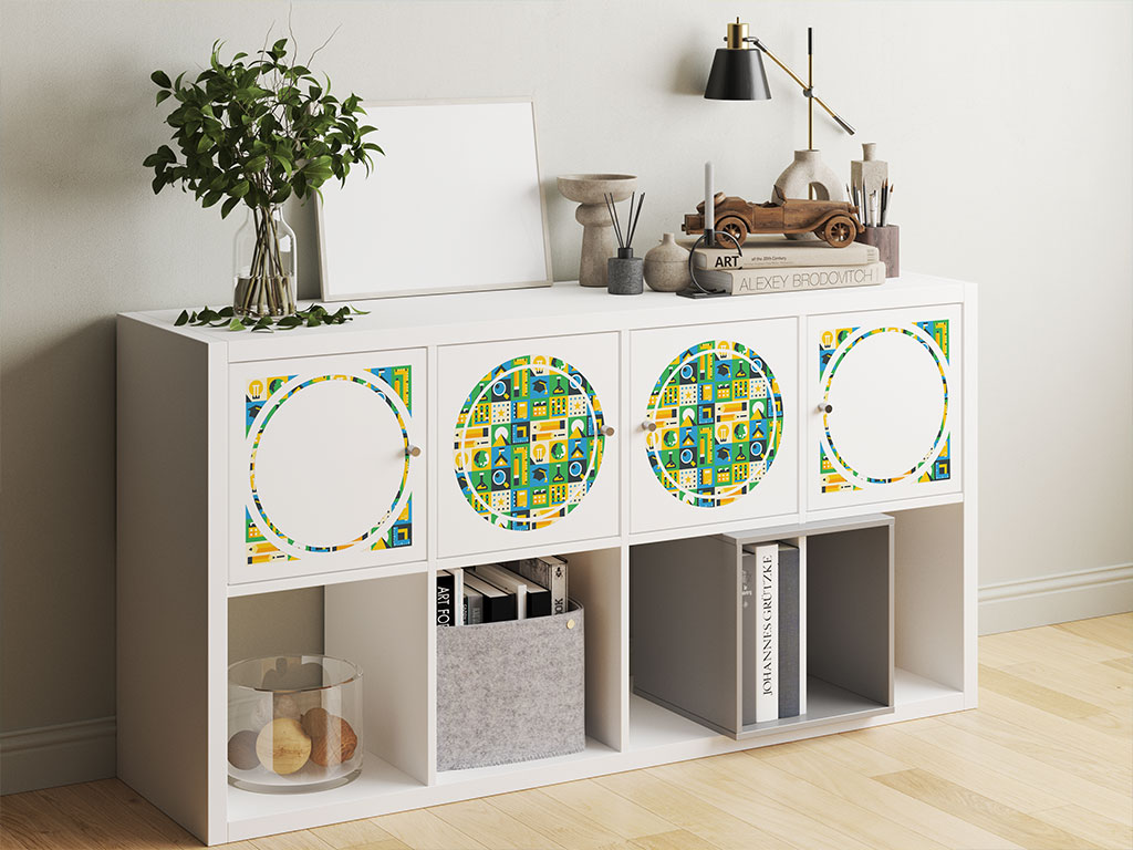 Blinded With Science Mosaic DIY Furniture Stickers