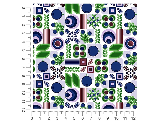 Blueberries Abound Mosaic 1ft x 1ft Craft Sheets