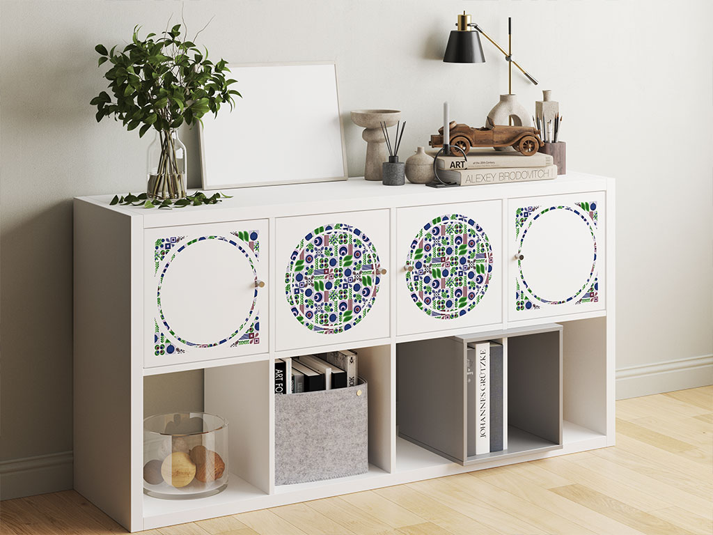 Blueberries Abound Mosaic DIY Furniture Stickers