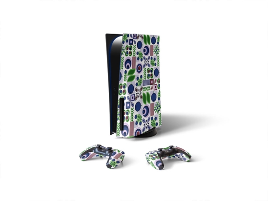 Blueberries Abound Mosaic Sony PS5 DIY Skin
