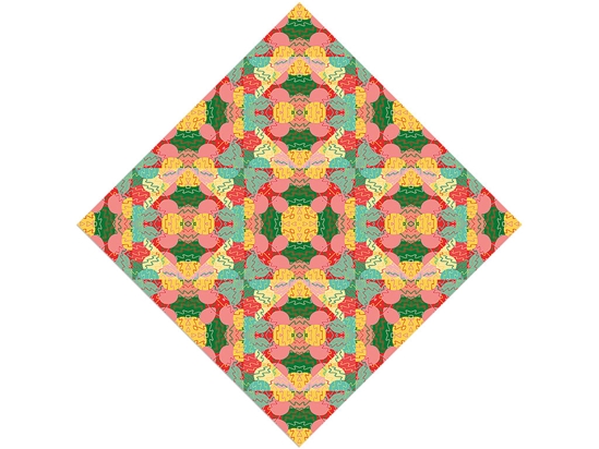 Pineapple Pleasure Mosaic Vinyl Wrap Pattern
