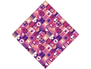 Purple Wine Mosaic Vinyl Wrap Pattern