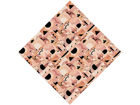 Rcraft™ Pink Mosaic Craft Vinyl - Abstract Salmon