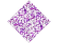 Lovely Iris Mosaic Vinyl Wrap Pattern