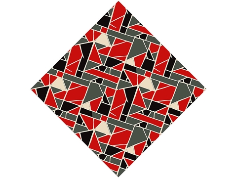 Rcraft™ Red Mosaic Craft Vinyl - Fire Bricks