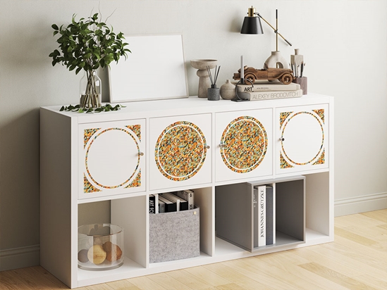 Golden Trombone Mosaic DIY Furniture Stickers