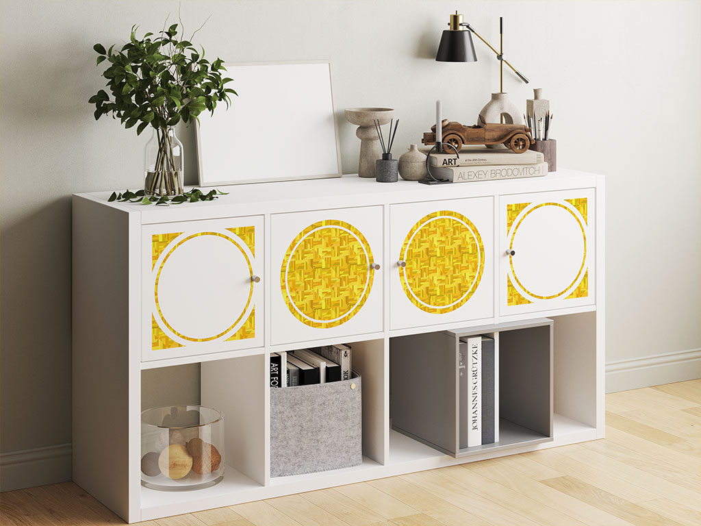 Refined Amber Mosaic DIY Furniture Stickers