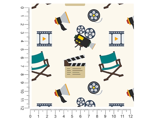 Playback Start Movie 1ft x 1ft Craft Sheets