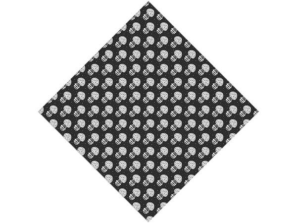 Black Amanita Mushroom Vinyl Wrap Pattern