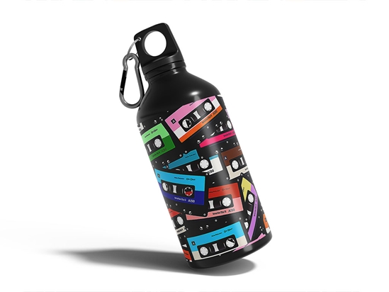 Boombox Ready Music Water Bottle DIY Stickers