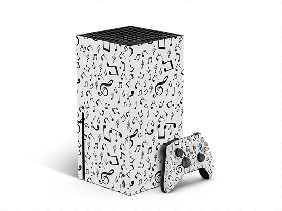 Classic Notes Music XBOX DIY Decal
