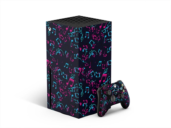 Electric Notes Music XBOX DIY Decal