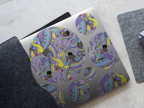 Lavender Chords Music DIY Laptop Stickers