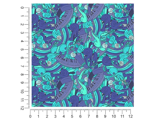 Ocean Chords Music 1ft x 1ft Craft Sheets