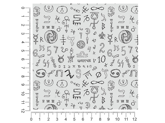 Ancient Symbology Horror 1ft x 1ft Craft Sheets
