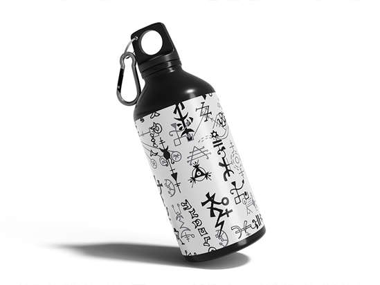 Basic Alchemy Horror Water Bottle DIY Stickers