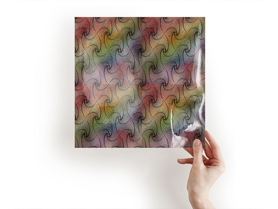Caged Rainbow Optical Illusion Craft Sheets