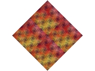 Sunset Tangles Optical Illusion Vinyl Wrap Pattern