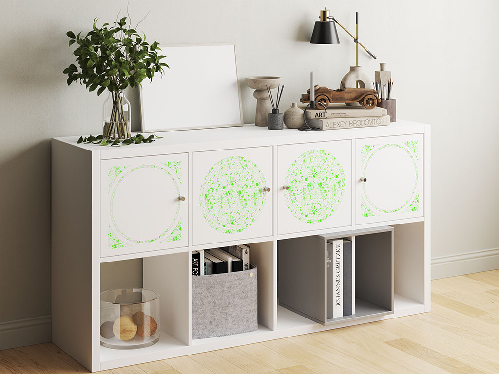 All Lime Paint Splatter DIY Furniture Stickers