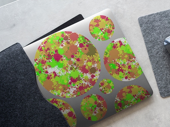Beast Within Paint Splatter DIY Laptop Stickers