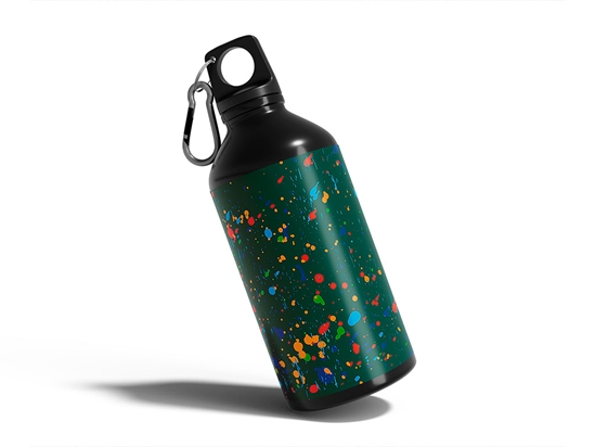Capturing Moods Paint Splatter Water Bottle DIY Stickers