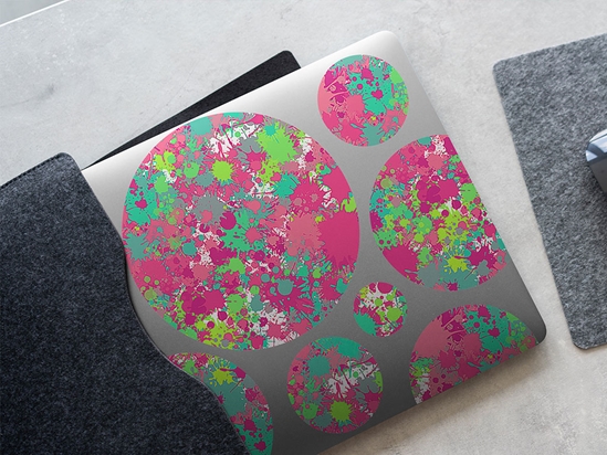 Lovers Spat Paint Splatter DIY Laptop Stickers