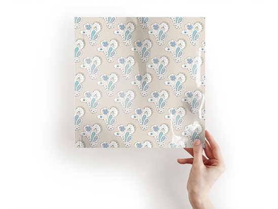Total Whiteout Paisley Craft Sheets