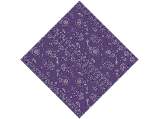 Violet Ocean Paisley Vinyl Wrap Pattern