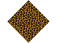 Orange Panther Vinyl Wrap Pattern