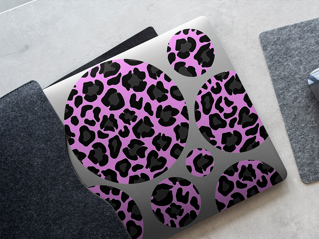 Pink Panther Animal Print DIY Laptop Stickers
