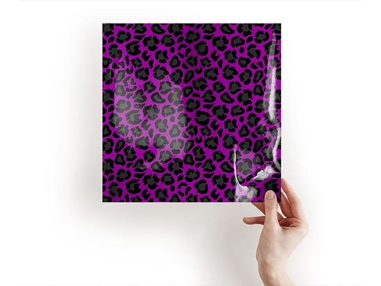 Purple Panther Animal Print Craft Sheets