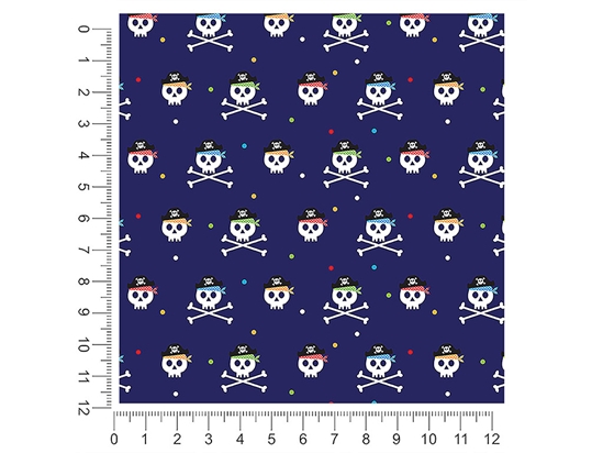 Jolly Roger Pirate 1ft x 1ft Craft Sheets