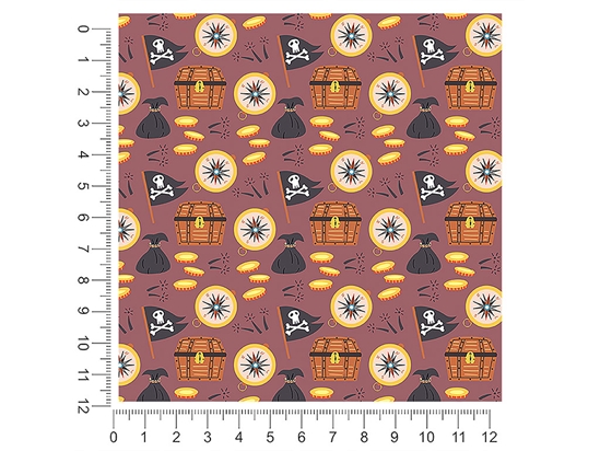 Lost Treasure Pirate 1ft x 1ft Craft Sheets