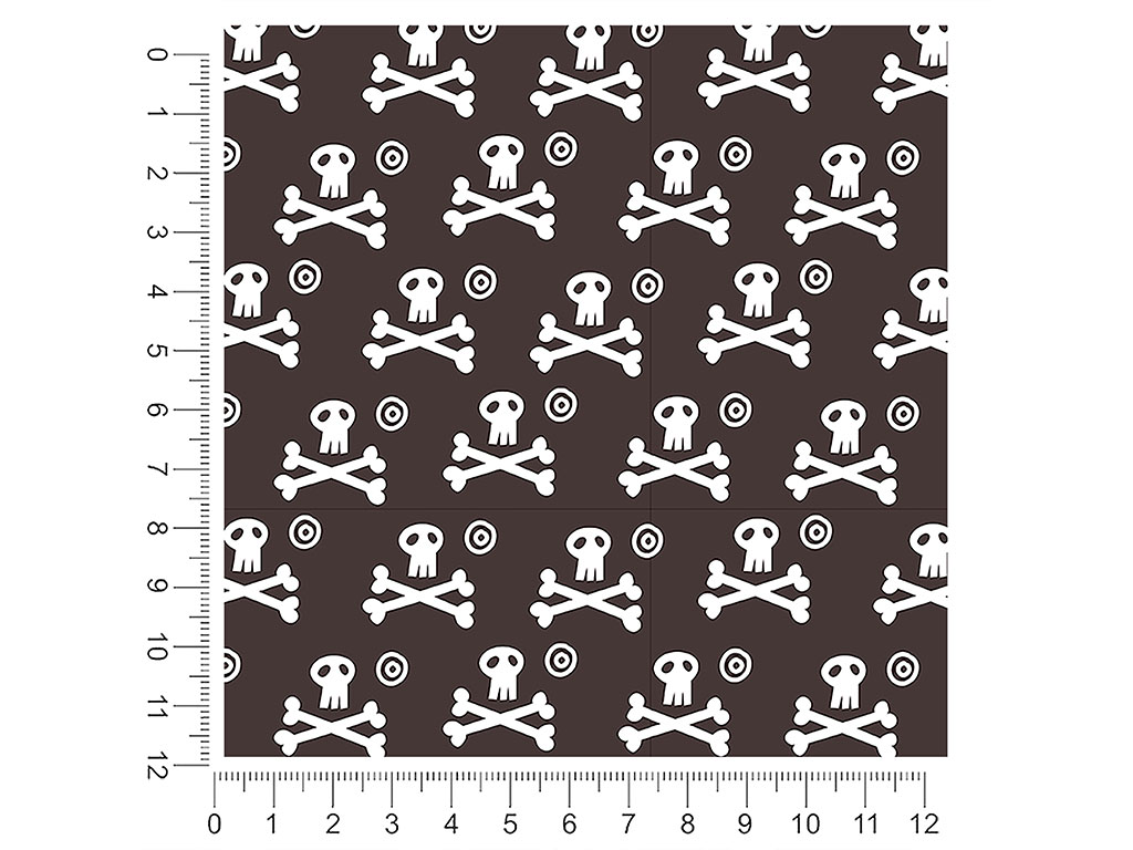 Skull and Crossbones Pirate 1ft x 1ft Craft Sheets