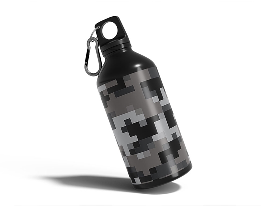Night Hunt Pixel Water Bottle DIY Stickers