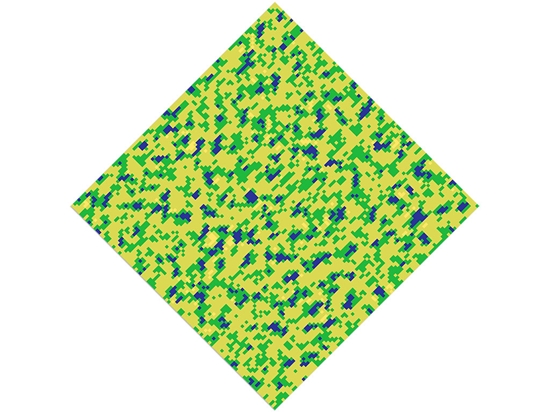 Chartreuse Liquor Pixel Vinyl Wrap Pattern