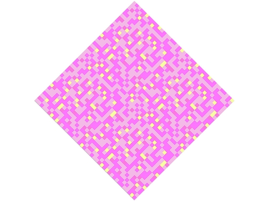 Popped Bubblegum Pixel Vinyl Wrap Pattern
