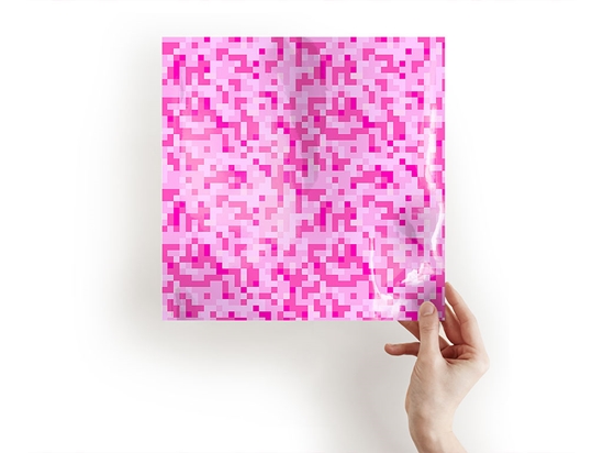 Red Purple Pixel Craft Sheets