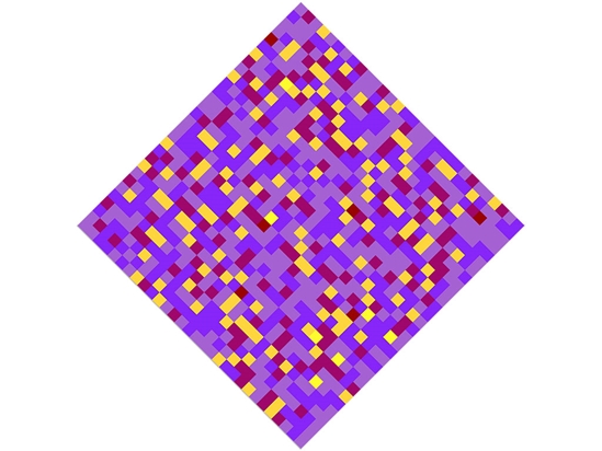 Blue Violet Pixel Vinyl Wrap Pattern